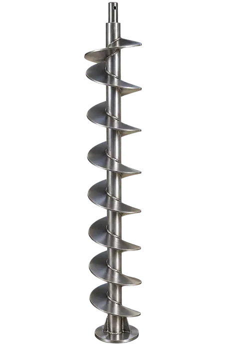 Stainless steel auger screw flight